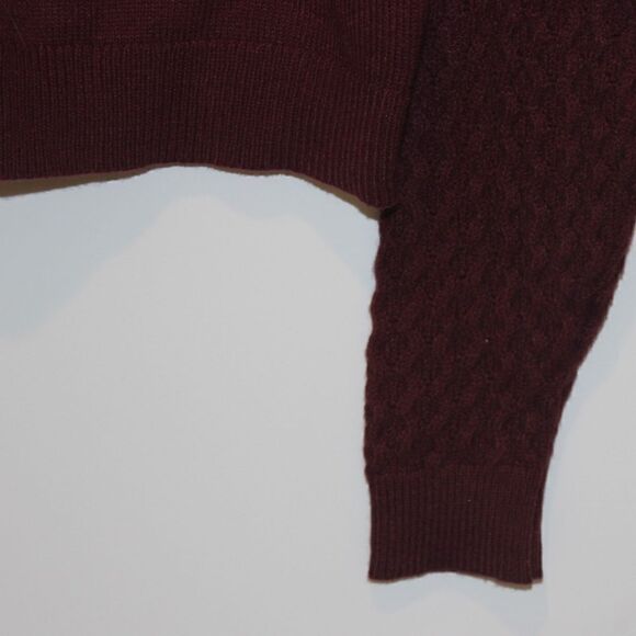 NEW Open Edit  Stitch Sleeve Cotton Blend Sweater Bunbury Women Small - Picture 7 of 12